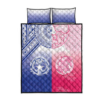 Northern Mariana Islands And Japan Together Quilt Bed Set