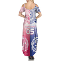 Custom Northern Mariana Islands And Japan Together Summer Maxi Dress
