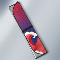 Guam Blue Marlin Fishing Auto Sun Shade Polynesian Style LT05 - Polynesian Pride