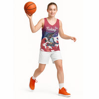 Guam Blue Marlin Fishing Basketball Jersey Polynesian Style LT05 - Polynesian Pride