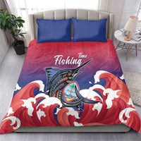 Guam Blue Marlin Fishing Bedding Set Polynesian Style LT05 - Polynesian Pride