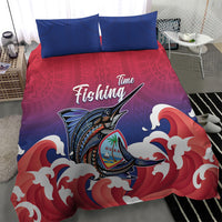 Guam Blue Marlin Fishing Bedding Set Polynesian Style LT05 - Polynesian Pride