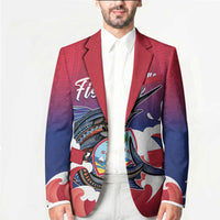 Guam Blue Marlin Fishing Blazer Polynesian Style LT05 - Polynesian Pride