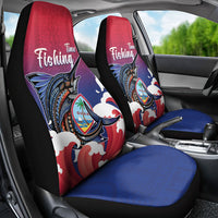 Guam Blue Marlin Fishing Car Seat Cover Polynesian Style LT05 - Polynesian Pride