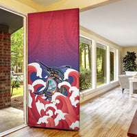 Guam Blue Marlin Fishing Door Cover Polynesian Style LT05 - Polynesian Pride