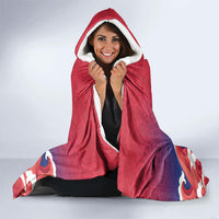 Guam Blue Marlin Fishing Hooded Blanket Polynesian Style LT05 - Polynesian Pride