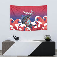 Guam Blue Marlin Fishing Tapestry Polynesian Style LT05 - Polynesian Pride