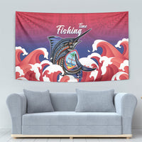 Guam Blue Marlin Fishing Tapestry Polynesian Style LT05 - Polynesian Pride