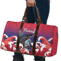 Guam Blue Marlin Fishing Travel Bag Polynesian Style LT05 - Polynesian Pride