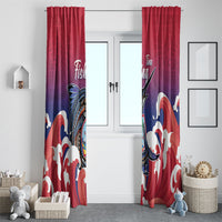 Guam Blue Marlin Fishing Window Curtain Polynesian Style LT05 - Polynesian Pride