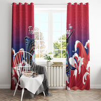 Guam Blue Marlin Fishing Window Curtain Polynesian Style LT05 - Polynesian Pride