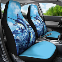 Hawaii Blue Marlin Fishing Car Seat Cover LT05 - Polynesian Pride