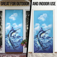 Hawaii Blue Marlin Fishing Door Cover LT05 - Polynesian Pride