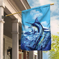 Hawaii Blue Marlin Fishing Garden Flag LT05 House Flag Blue - Polynesian Pride