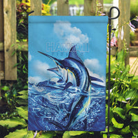 Hawaii Blue Marlin Fishing Garden Flag LT05 Garden Flag Blue - Polynesian Pride