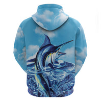 Hawaii Blue Marlin Fishing Hoodie LT05 - Polynesian Pride
