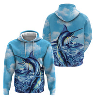 Hawaii Blue Marlin Fishing Hoodie LT05 - Polynesian Pride