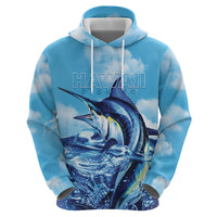 Hawaii Blue Marlin Fishing Hoodie LT05 - Polynesian Pride