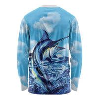 Hawaii Blue Marlin Fishing Long Sleeve Shirt LT05 - Polynesian Pride