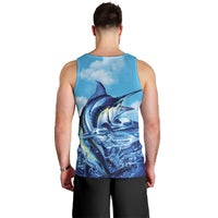 Hawaii Blue Marlin Fishing Men Tank Top LT05 - Polynesian Pride