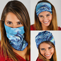 Hawaii Blue Marlin Fishing Neck Gaiter LT05 - Polynesian Pride