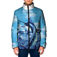 Hawaii Blue Marlin Fishing Padded Jacket