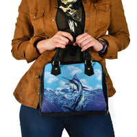 Hawaii Blue Marlin Fishing Shoulder Handbag LT05 - Polynesian Pride