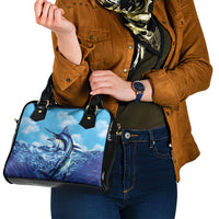 Hawaii Blue Marlin Fishing Shoulder Handbag LT05 - Polynesian Pride