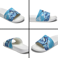 Hawaii Blue Marlin Fishing Slide Sandals LT05 - Polynesian Pride