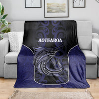New Zealand Aotearoa Blanket Blue Marlin Fishing Maori Pattern LT05 - Polynesian Pride