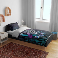 Polynesia Suicide Prevention Awareness Bedding Set Keep Going The World Needs You