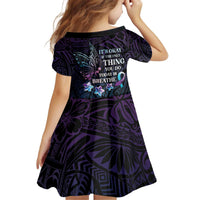 Polynesia Suicide Prevention Awareness Family Matching Off Shoulder Short Dress and Hawaiian Shirt Keep Going The World Needs You LT05 - Polynesian Pride