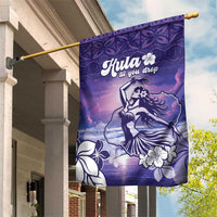 Aloha Hawaii Kauai Island Garden Flag Hula Till You Drop LT05 House Flag Purple - Polynesian Pride