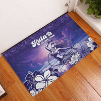 Aloha Hawaii Kauai Island Rubber Doormat Hula Till You Drop LT05 - Polynesian Pride