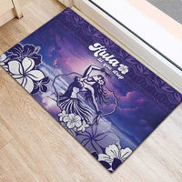 Aloha Hawaii Kauai Island Rubber Doormat Hula Till You Drop LT05 - Polynesian Pride