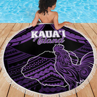 Hawaii Kauai Island Beach Blanket Rooster Tribal Tattoo Simple Style LT05 - Polynesian Pride