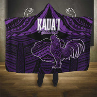 Hawaii Kauai Island Hooded Blanket Rooster Tribal Tattoo Simple Style LT05 - Polynesian Pride