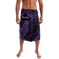 Personalised Hawaii Kauai Island Lavalava Rooster Tribal Tattoo Simple Style LT05 Purple - Polynesian Pride