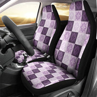 Lavender Manta Ray Hawaiian Quilt Motif Car Seat Cover