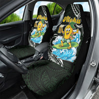 Aloha Hawaii Mango Surfing Car Seat Cover Polynesian Style