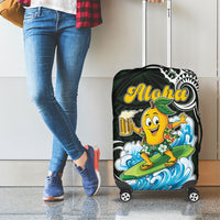 Aloha Hawaii Mango Surfing Luggage Cover Polynesian Style