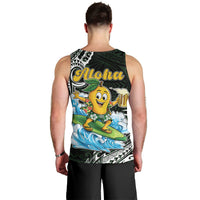 Aloha Hawaii Mango Surfing Men Tank Top Polynesian Style