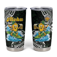 Aloha Hawaii Mango Surfing Tumbler Cup Polynesian Style
