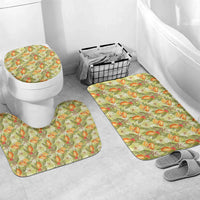 Vintage Hawaii Mango Bathroom Set Yellow Green Hawaiian Palaka