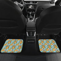Vintage Hawaii Mango Car Mats Blue Hawaiian Palaka
