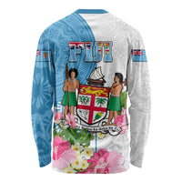 Fiji Day Long Sleeve Shirt Tanoa Hibiscus Fijian Tapa Masi Pattern LT05 - Polynesian Pride