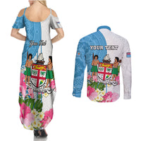 personalized-fiji-day-couples-matching-summer-maxi-dress-and-long-sleeve-button-shirts-tanoa-hibiscus-fijian-tapa-masi-pattern