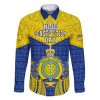 niue-constitution-day-family-matching-off-shoulder-short-dress-and-hawaiian-shirt-coat-of-arms-niuean-hiapo-pattern