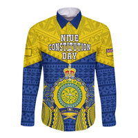 niue-constitution-day-long-sleeve-button-shirt-coat-of-arms-niuean-hiapo-pattern