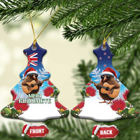 New Zealand Kiwi Christmas Ceramic Ornament Xmas Vibe LT05 Christmas Tree Blue - Polynesian Pride